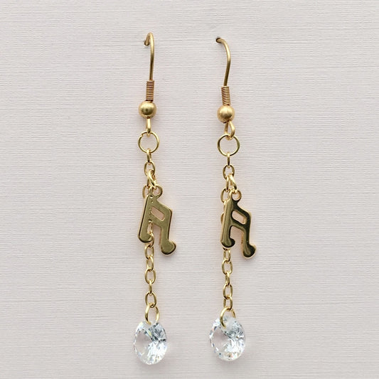 SS1353 Musical Note Earrings
