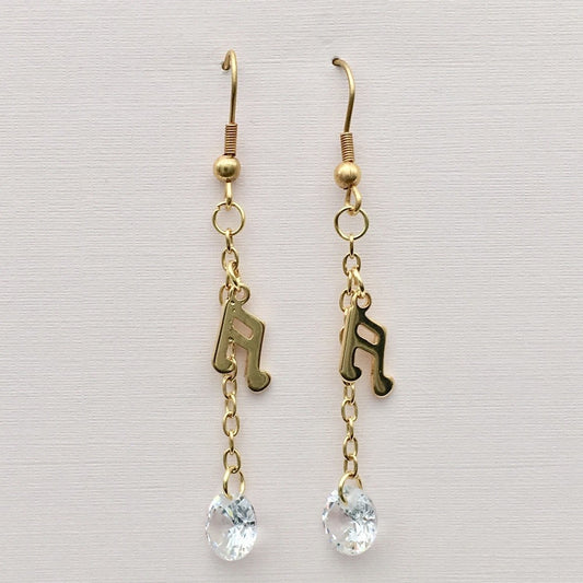 SS1353 Musical Note Earrings