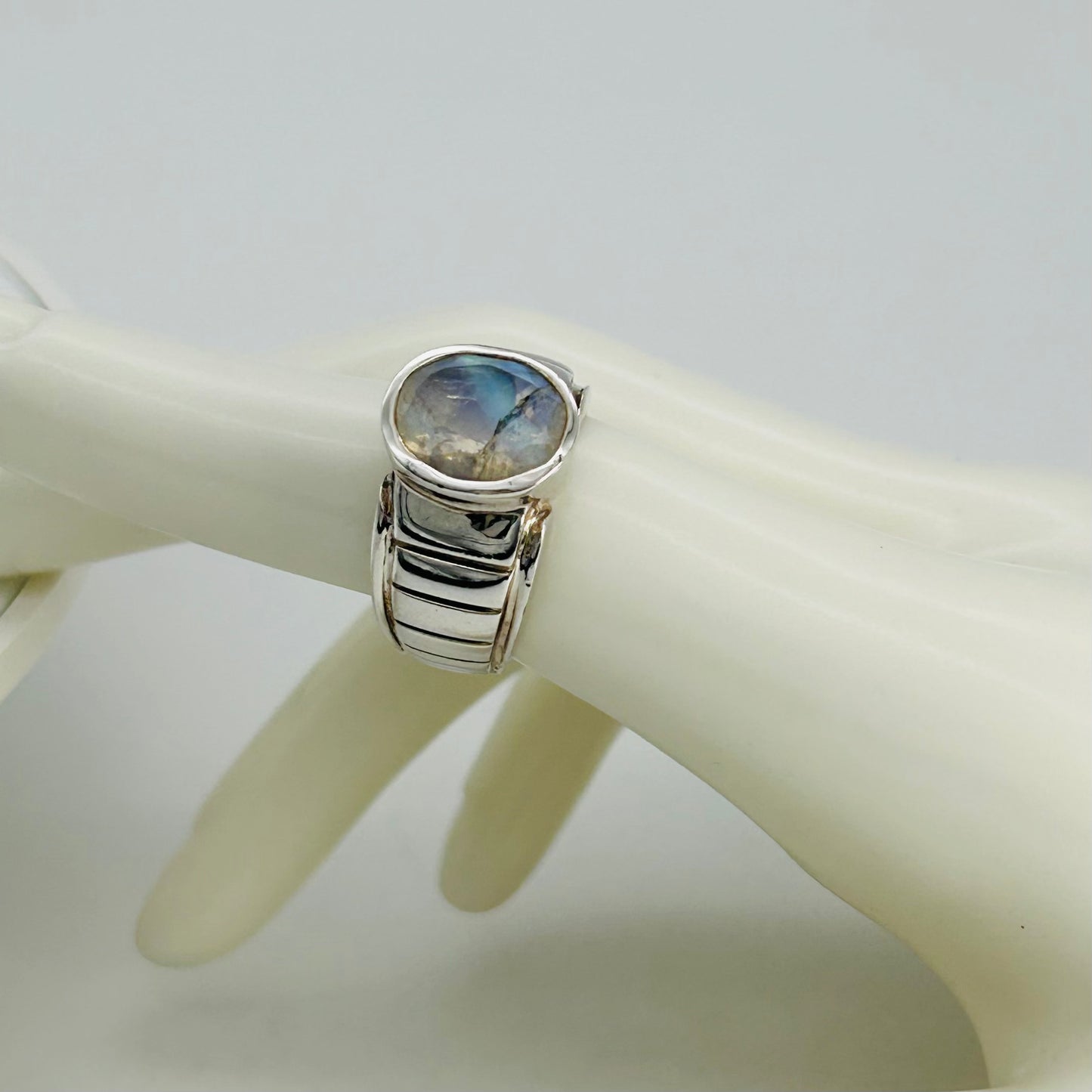 ST1703R MoonStone Ring #7