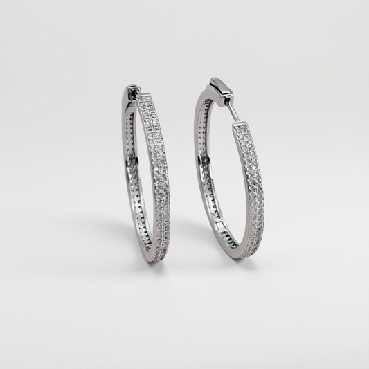 Z1240 Hoop Earrings 55mm.