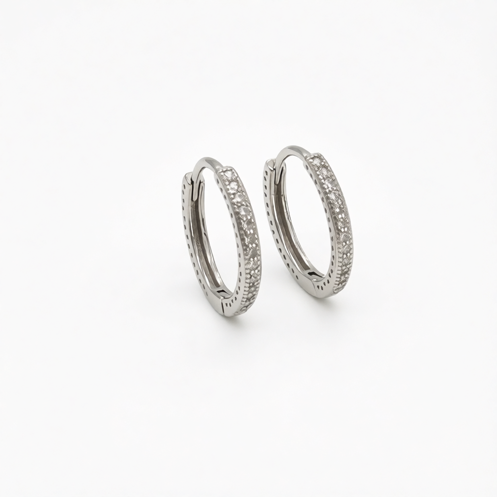 Z1941 Hoop Earrings  15mm. x 2mm.