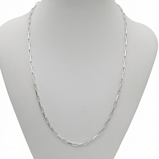 S1950CH Paper Clip Chain 2.7mm. X 16"