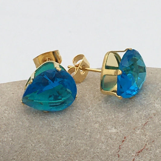 SS950ER Blue Drop 13x10mm.