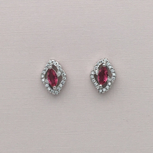 Z1358 Ruby Earrings