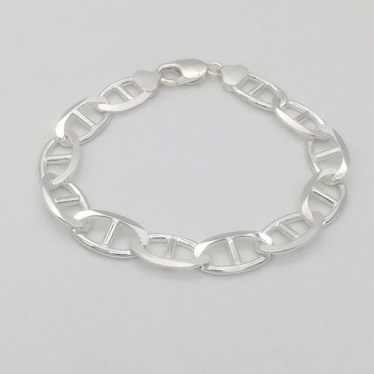 S1521 Flat Marina Bracelet 8mm. X 8"