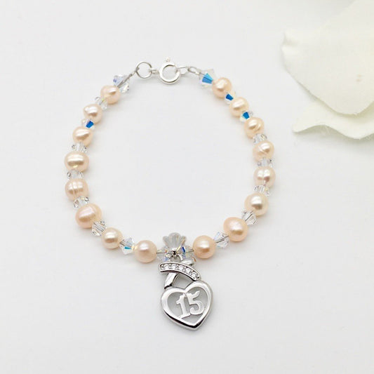 SH969  7" Quinceañera Bracelet
