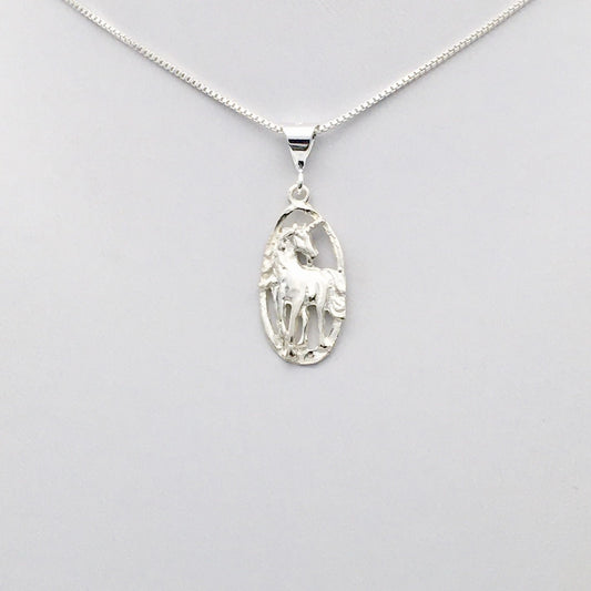 CH929NL Unicorn Necklace 16"