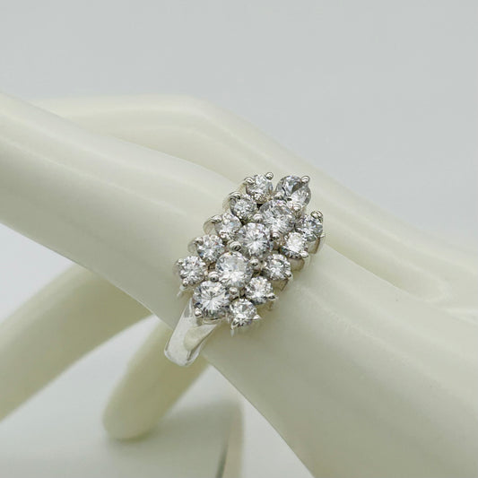 Z1924 Clear Zirconia Ring #8