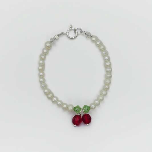 CH993 Cherries Bracelet  5"