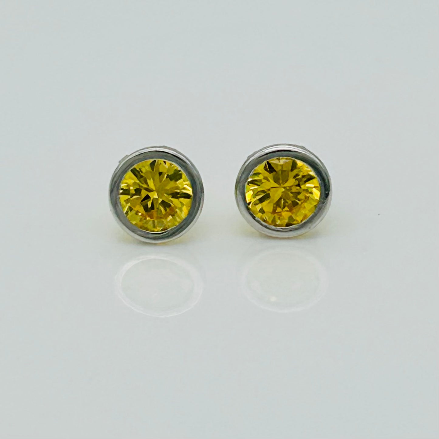 Z1903 Birthstone Earrings 7mm.