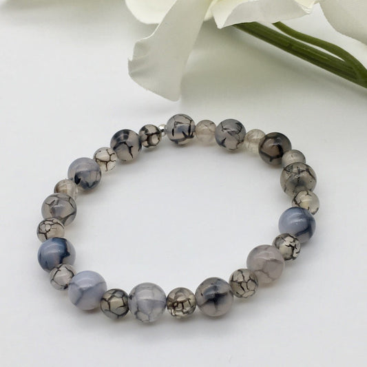 ST1414BL Dragon Vein Bracelet 7"