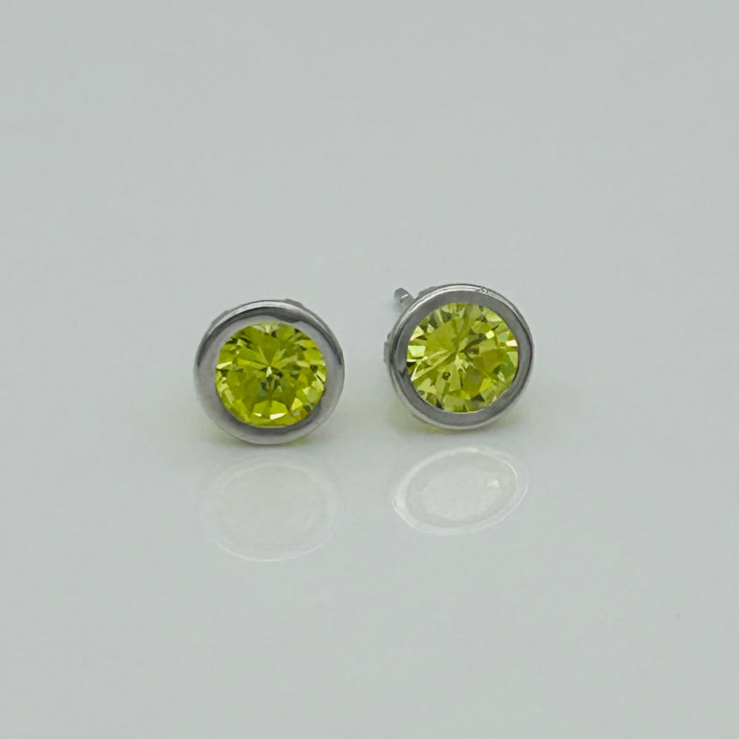 Z1903 Birthstone Earrings 7mm.