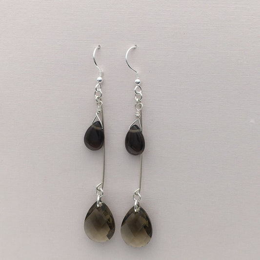 ST1439 Smoky Earrings