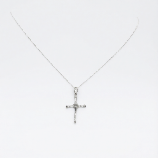 Z1929 Cross Necklace 18"
