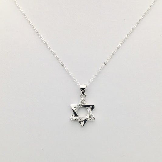 CH918NL Star of David Necklace 16"