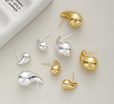 S1850 Silver Drop Earrings