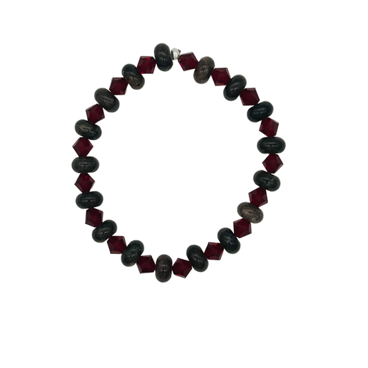 ST1961 Garnet Bracelet 7.5"