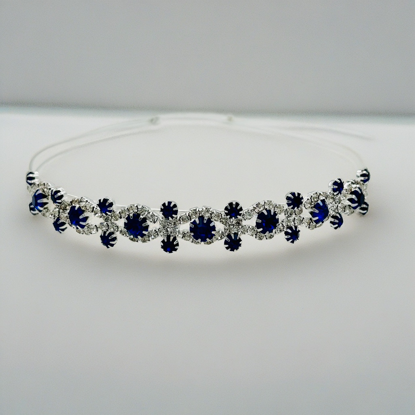 F453 Blue Sapphire Tiara