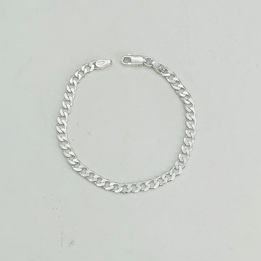 S1754 Curb Link Bracelet 3mm. X 7"