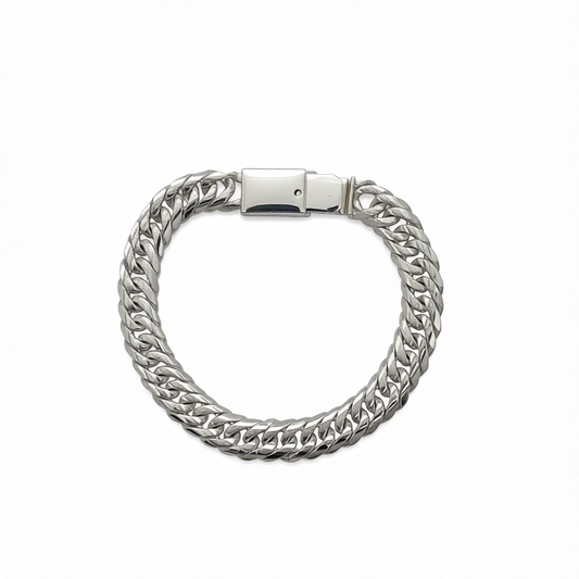 S1943 Curb Pave Bracelet 10mm. X 8"
