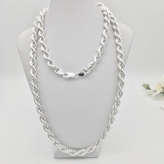 S1486 Rope Chain 8mm. X 30"