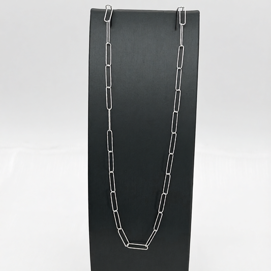 S1967CH Paper Clip Chain 4mm. 24"