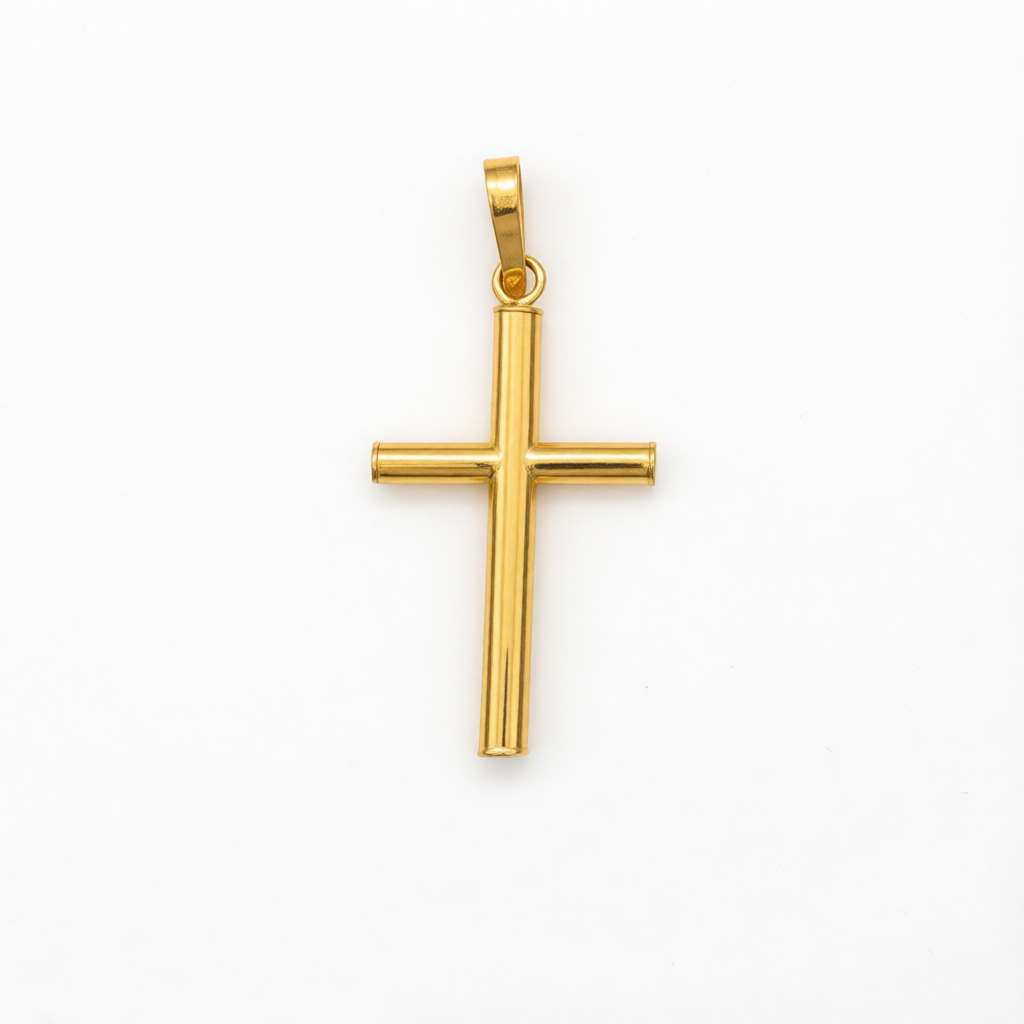 10KG10 Cross Pendant 32mm. X 16mm.