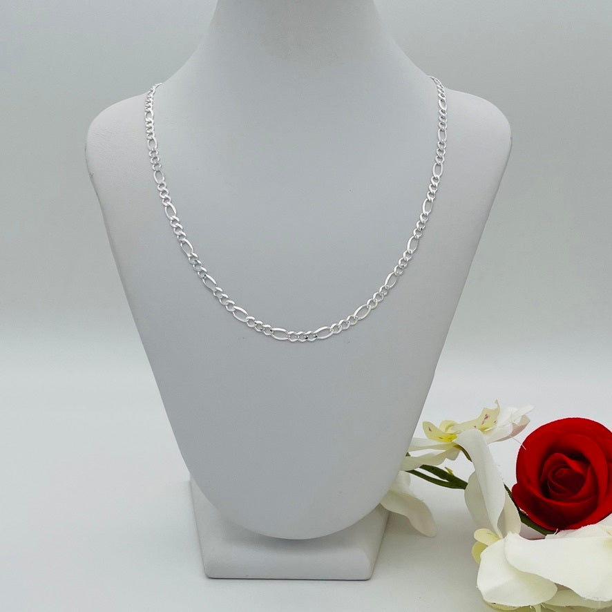 S1433 Figaro Chain 3.9mm. X 16"