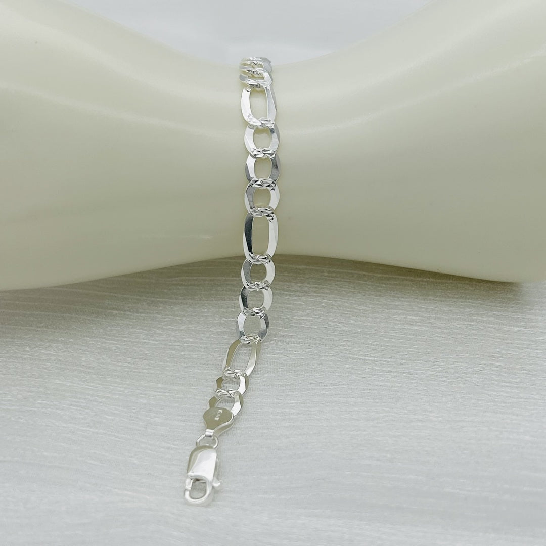 S1769BL Super Flat Figaro Pave 7mm. X 8"