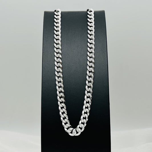 S1778CH Flat Curb Link Pave Chain 7mm. X 22"