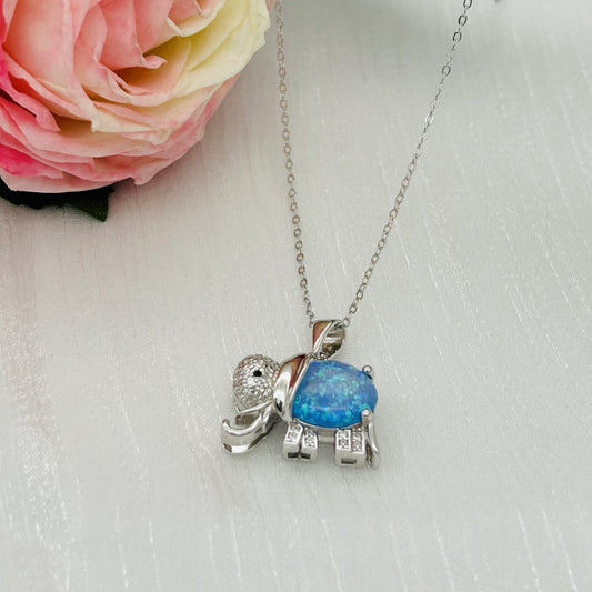 ST1736 B Opal Elephant 18"