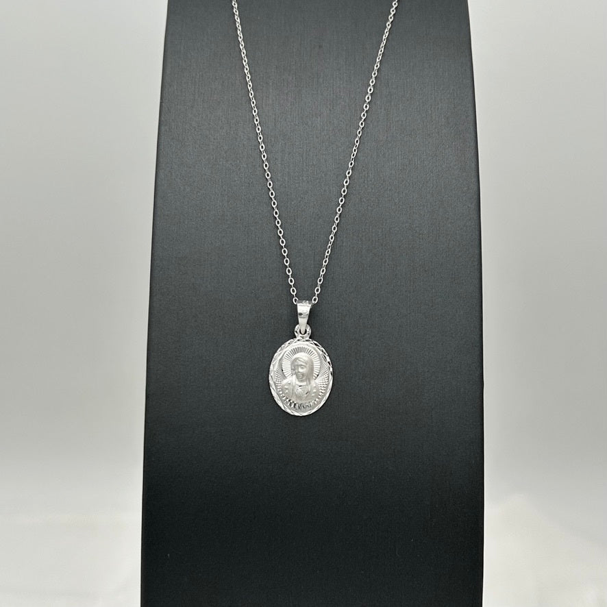 S1803 Virgin Mary Necklace 18"