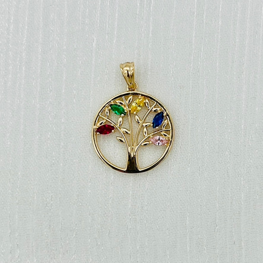 G329P 14K Gold Tree Of Life Pendant
