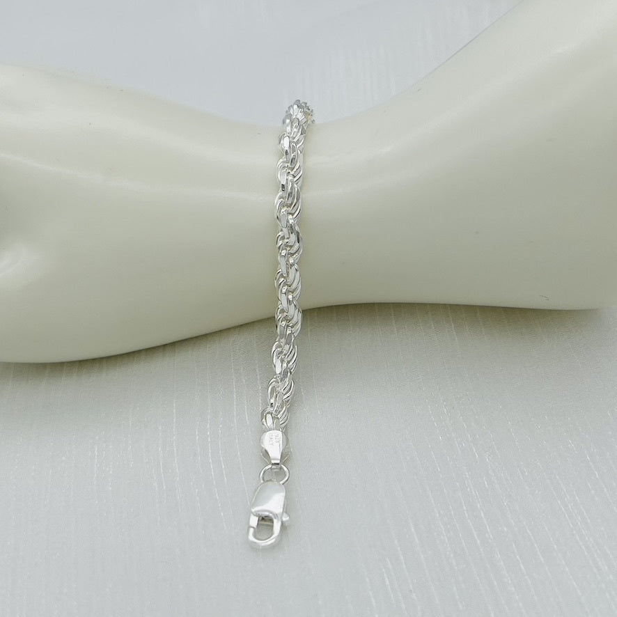 S1812BL Rope Bracelet 5.4mm X 8"