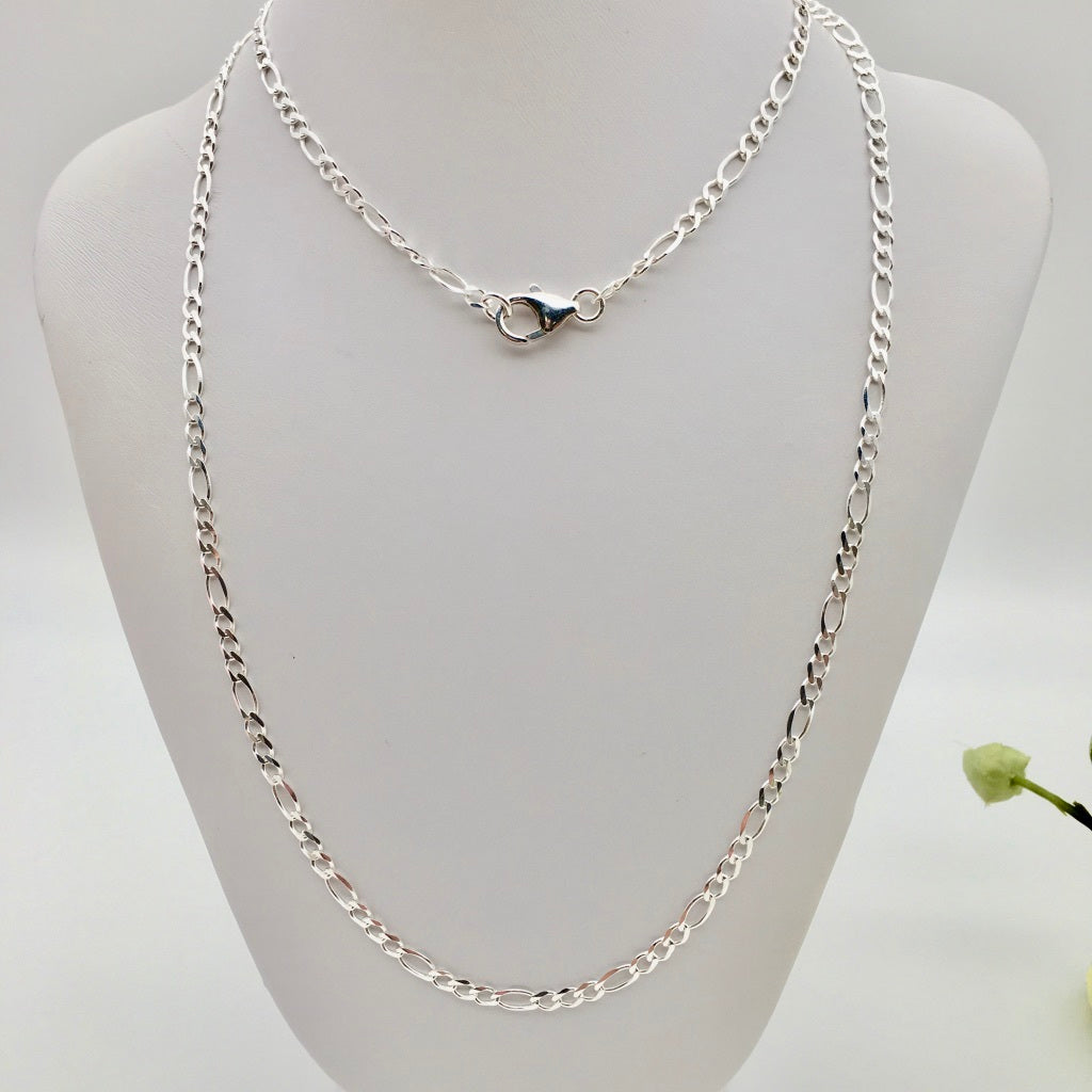 S1433 Figaro Chain 3.9mm. X 22"