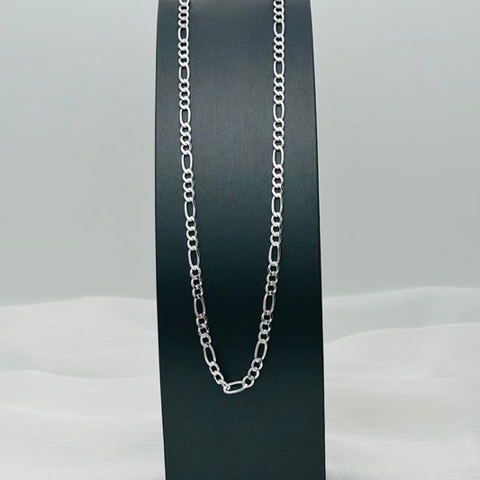 S1784CH Flat Figaro Chain 5mm. X 22"